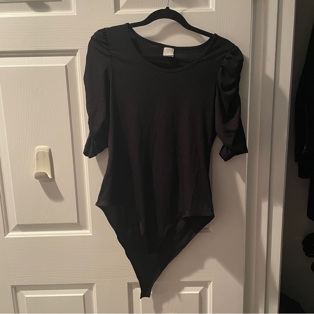 H&M Black Bodysuit Top